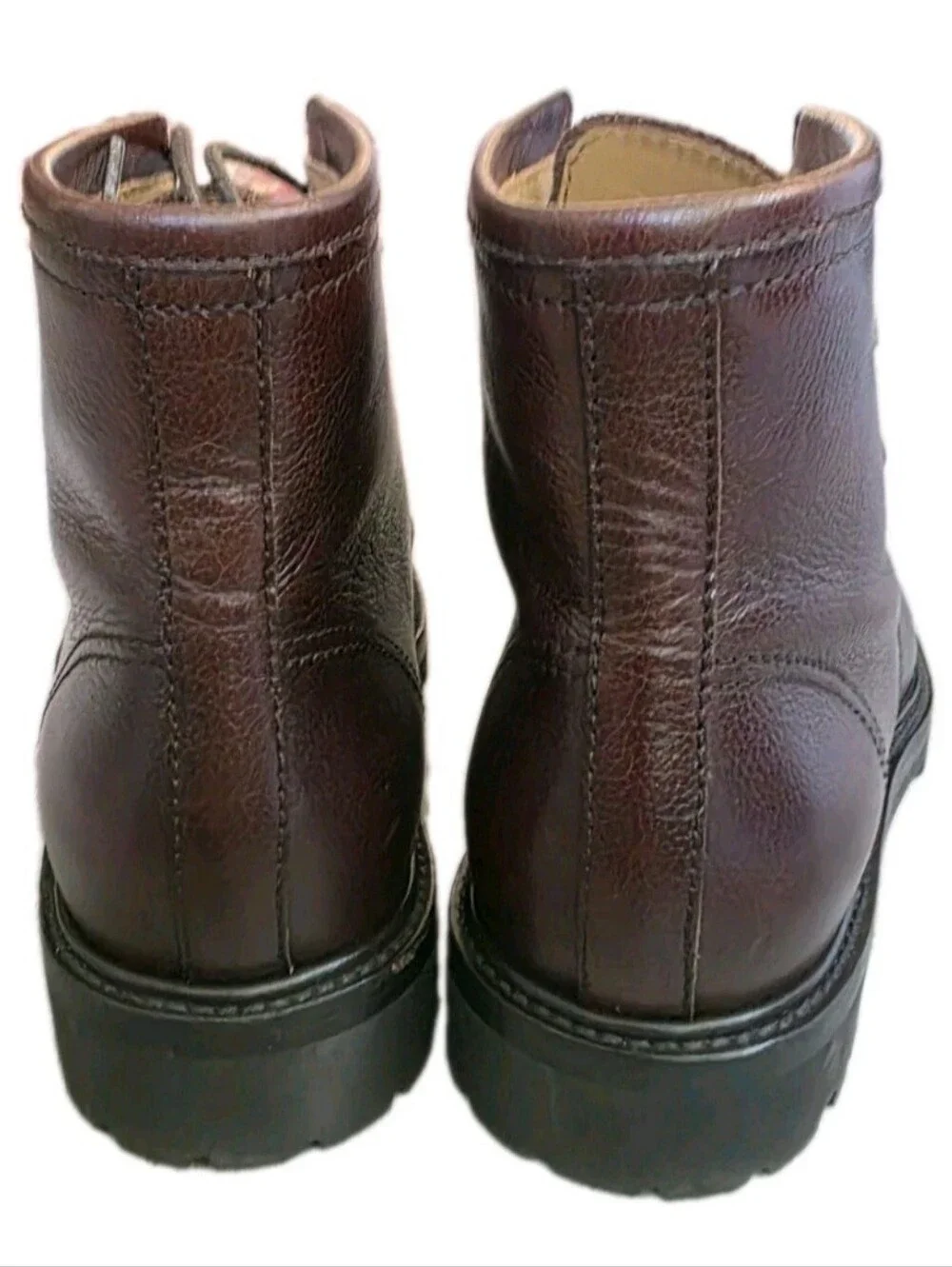 Mens Brunello Cucinelli Brown Pebble Leather Boots Size 42 US Size 9